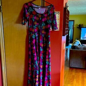 LuLaRoe Vibrant Floral Maxi Dress